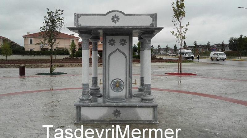 Mermer Çeşme Afyon Gri 4 Yönlü